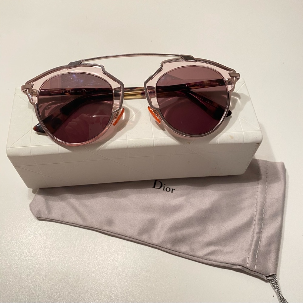 DIOR So Real Rose Gold Sunglasses